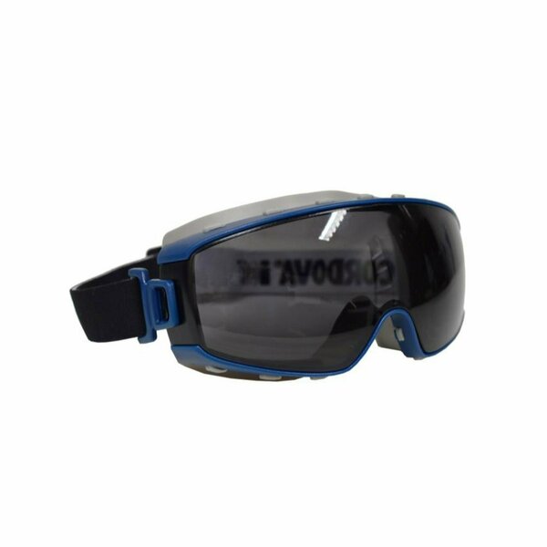 Cordova iON Goggles, Gray/Blue Frame, Clear Anti-Fog Lens GDI10T
